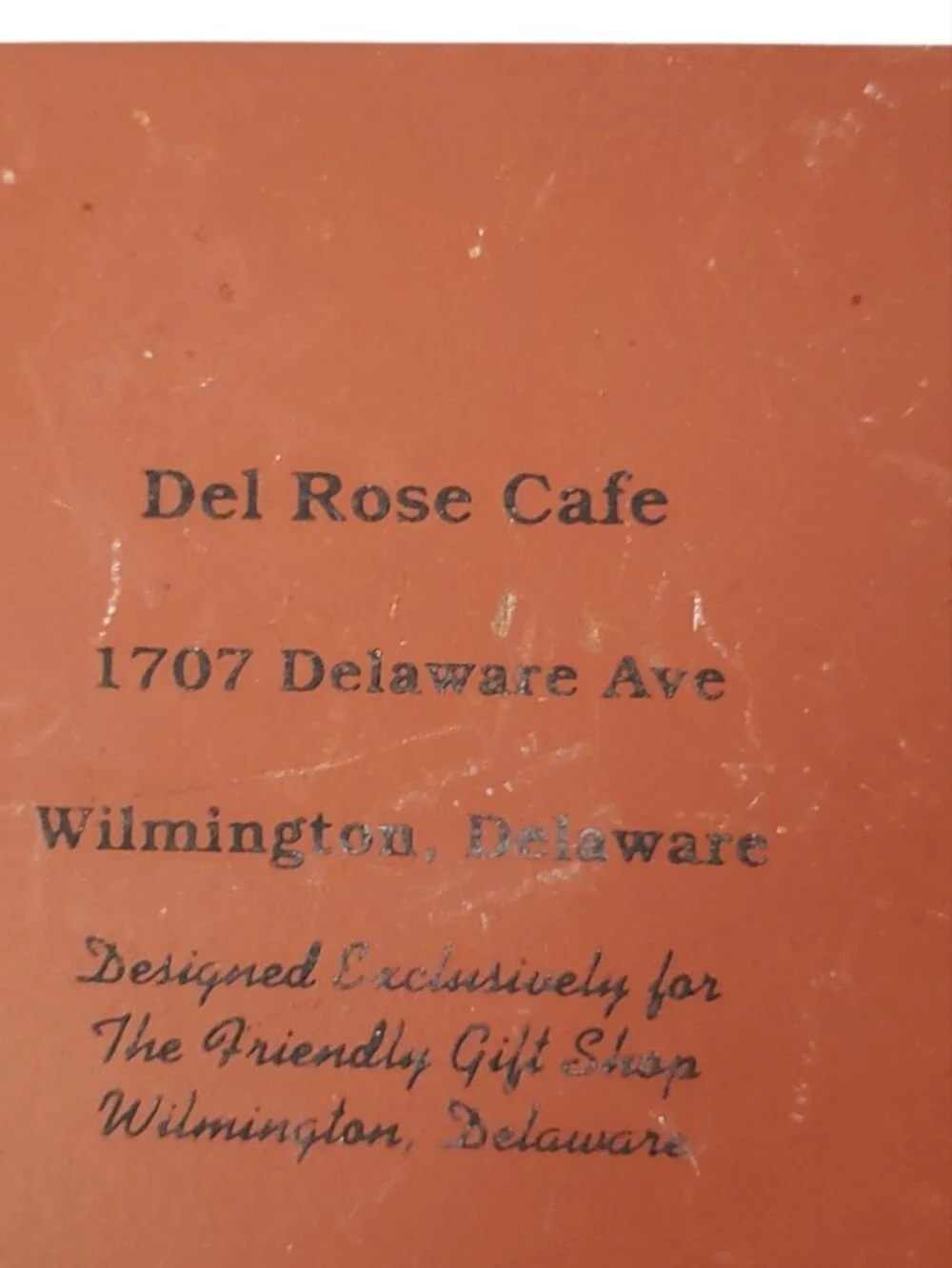 Cat's Meow Del Rose Cafe Wilmington, De 1995